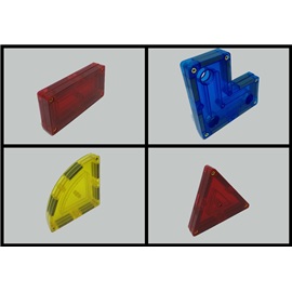 Magnetická stavebnice 48ks - dlaždice
