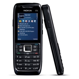 Nokia E51-1, černá