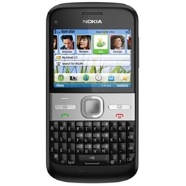 Nokia E5, černá