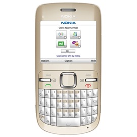 Nokia C3, zlatá