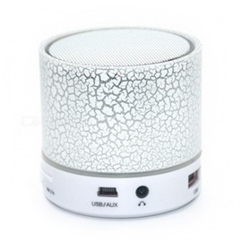 LED mini bluetooth reproduktor, bílá