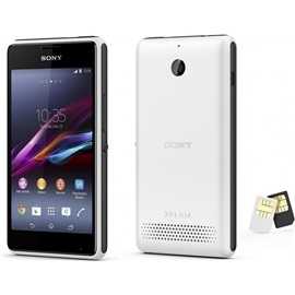 Sony Xperia E1 dual; BÍLÁ